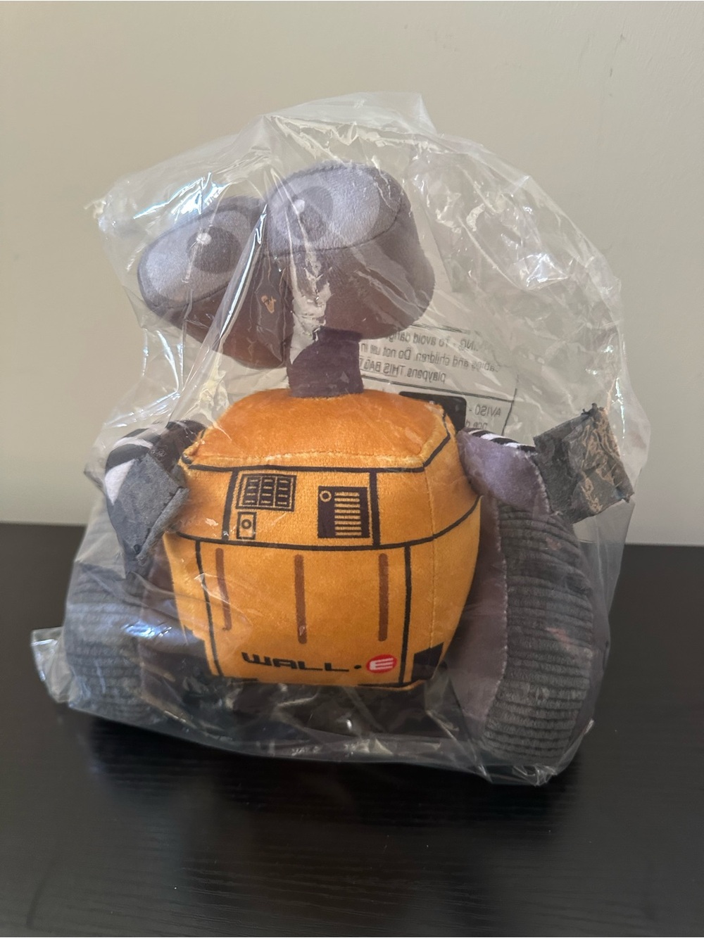 Buckle-Down Plush Character in Yellow & Gray